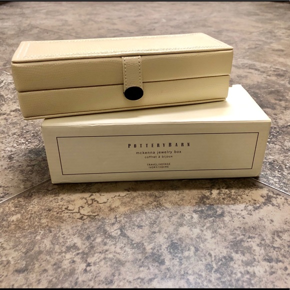 Pottery Barn Jewelry Mckenna Ivory Travel Case Poshmark